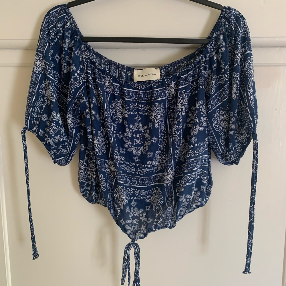 Boho off the shoulder blouse